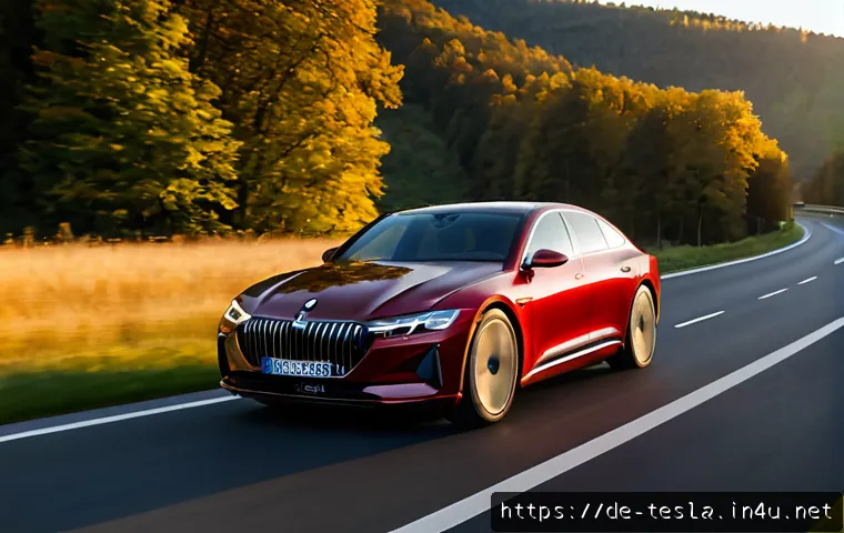 Home 15 테슬라 모델 S 플래드의 고성능 리뷰 - Photorealistic high-performance electric luxury sedan with no visible logos, accelerating along a pr...